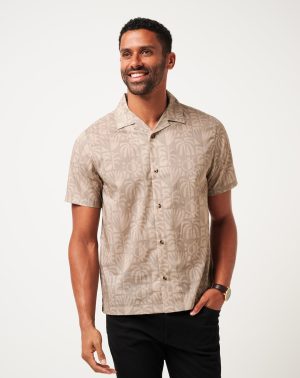 Knit Featherweight Night Button-Up