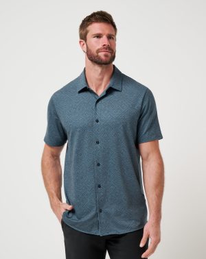 French Riviera Button-Up