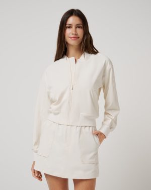 Cloud Rib Mock Neck Dress