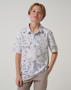 Techwoven Port Visit Youth Button-Up